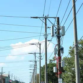 ENEL SP AÇÕES DE ORDENAMENTO DE FIOS EM POSTES NO ABC