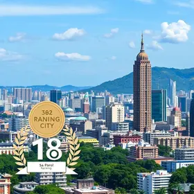 São Paulo 18ª melhor cidade do mundo