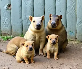 capivaras em Santo André
