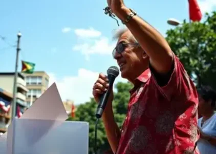 Presidente Lula vota em seu reduto político no ABC Paulista